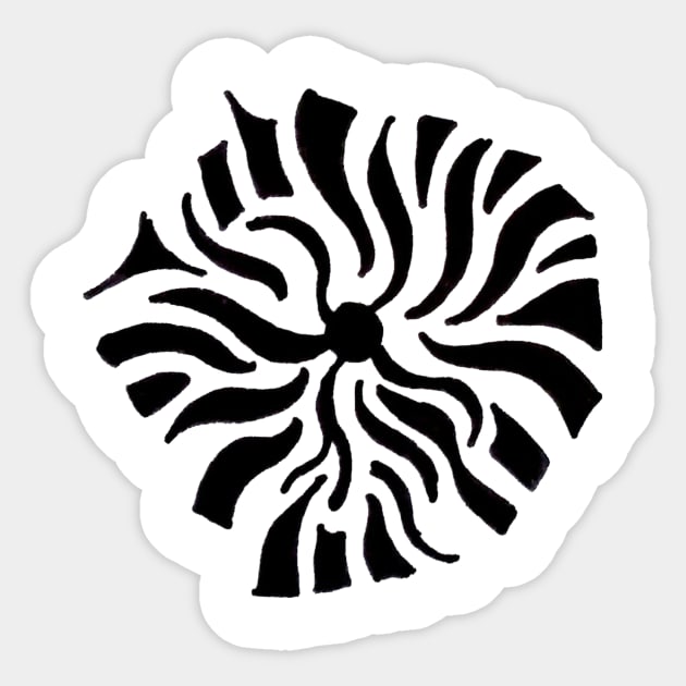 Zebra Sticker by cl4ud14